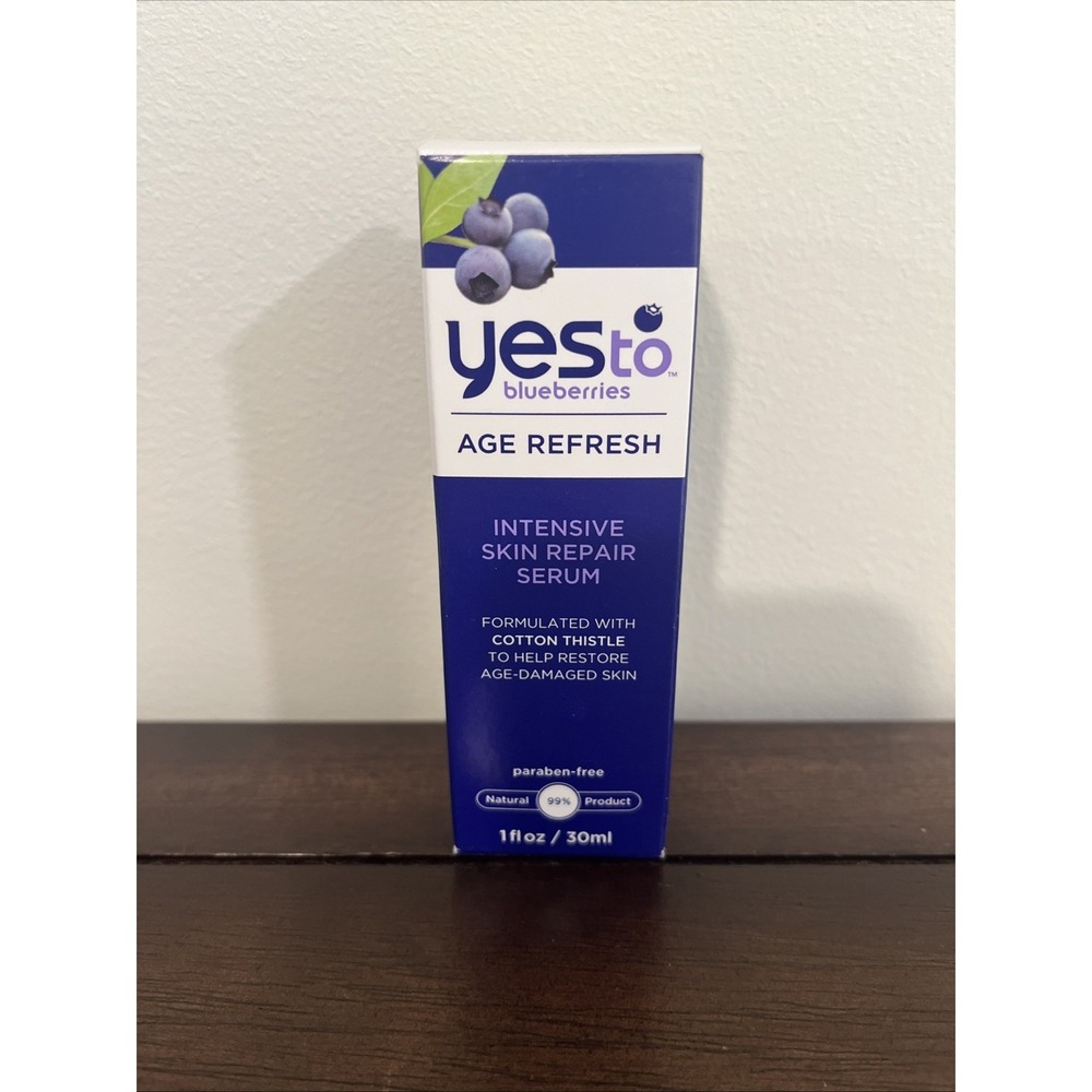YES TO BLUEBERRIES AGE REFRESH Intensive Skin Repair Serum 1‎ Oz Rare HTF